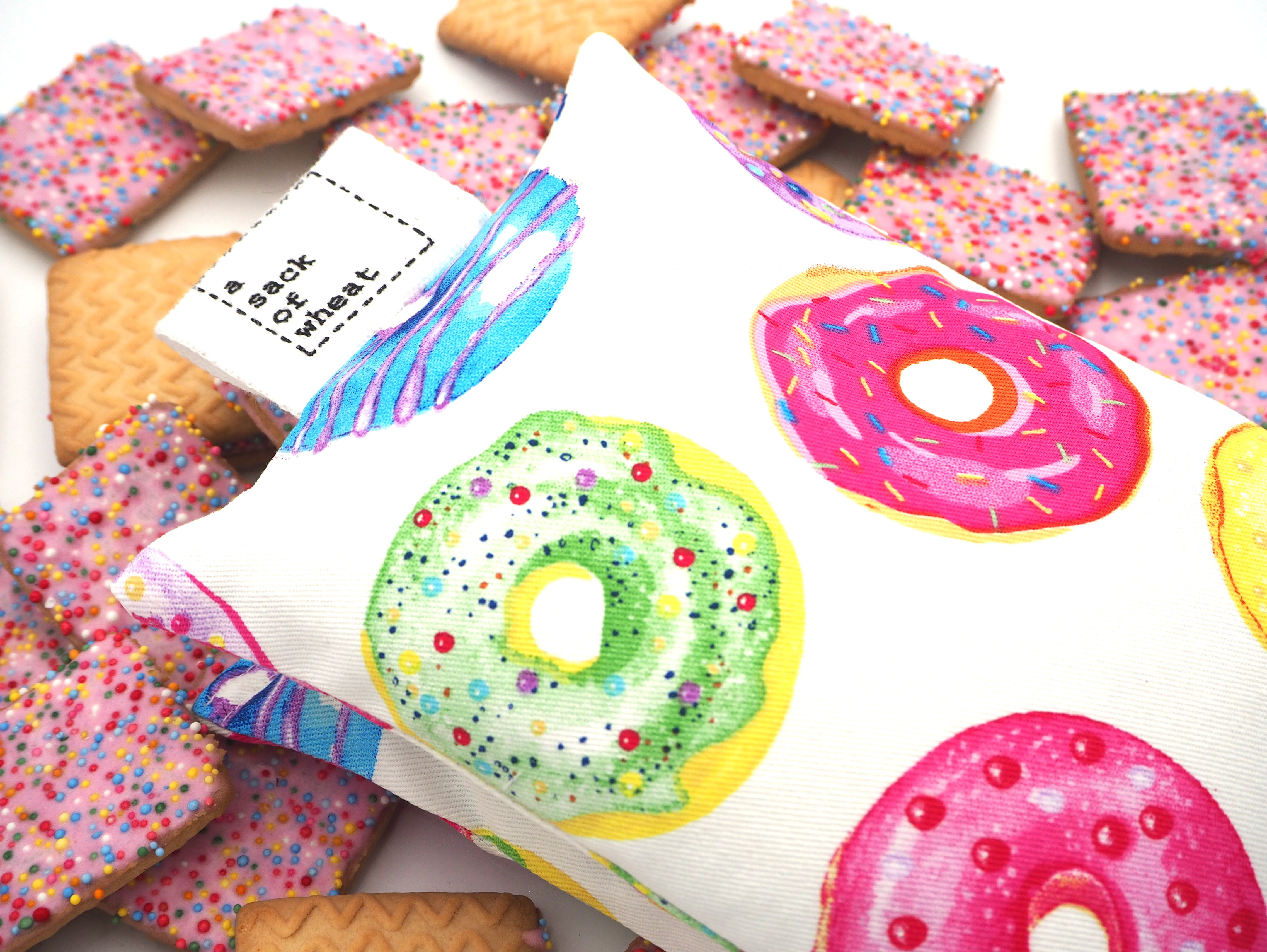 All-Natural Wheat Bag - Donuts | A Sack Of Wheat