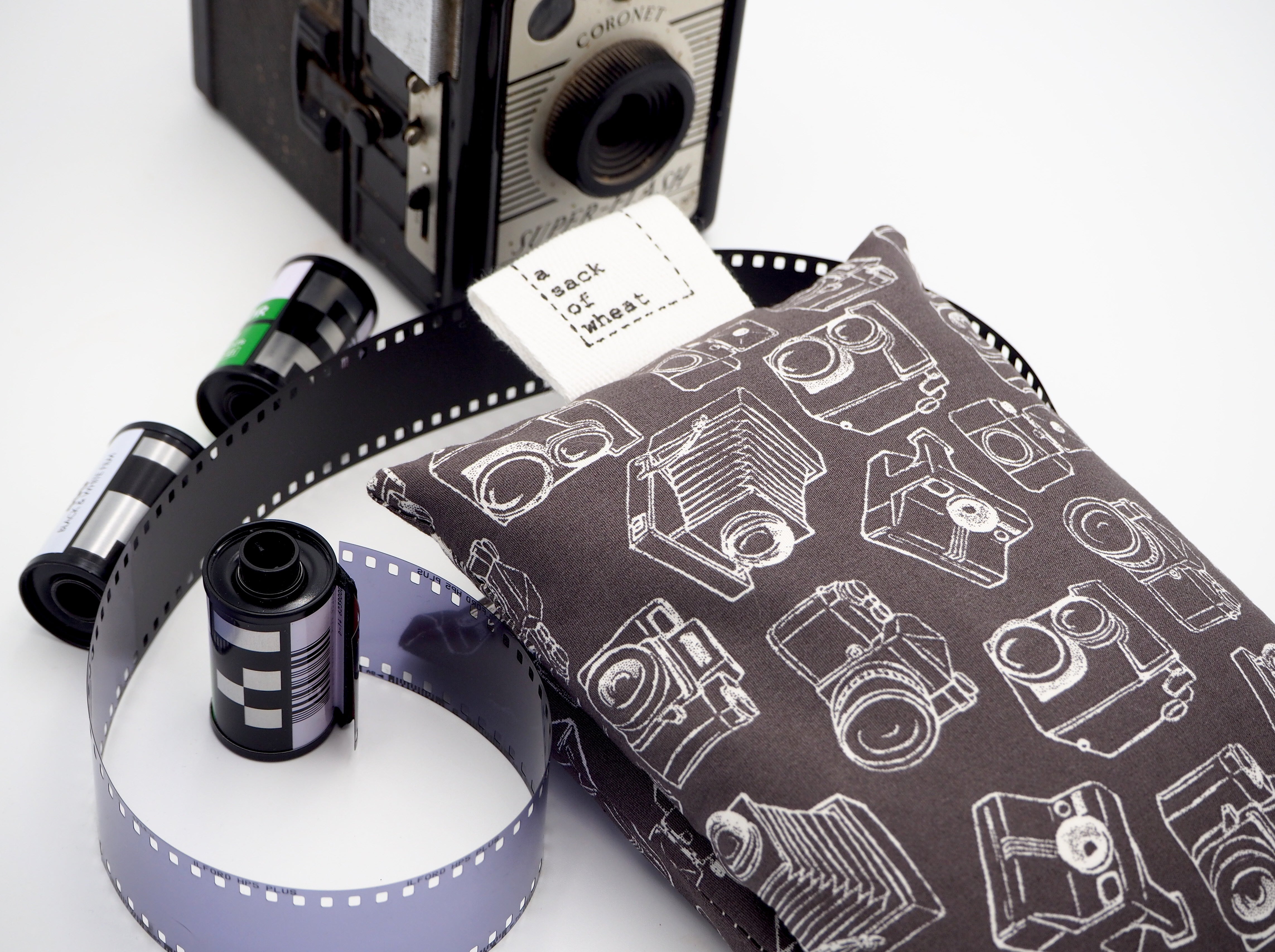 All-Natural Wheat Bag - Vintage Cameras | A Sack Of Wheat